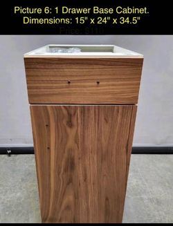 1 Drawer Base Cabinet. - NEW in the box