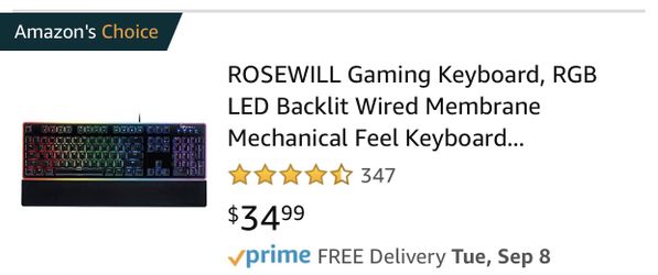 Rosewill gaming keyboard