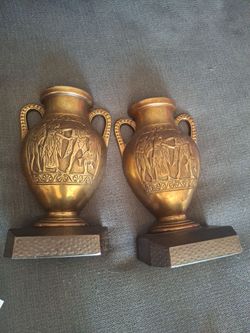 Greek brass antique book holders