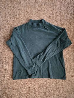 Uniqlo Dark Green Long Sleeve Shirt