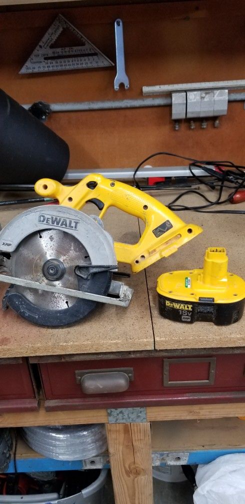 18v Circular Saw And Battery