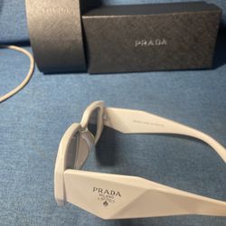 Prada Sunglasses (White) Very Good Condition 