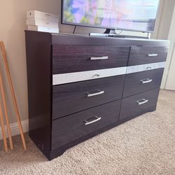 ✨ MODERN DARK WOOD DRESSER ✨