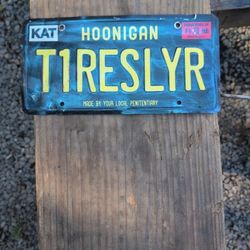 HOONIHAN  /  T1RESLYR  License Plate 