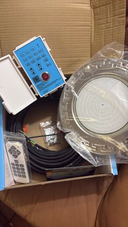 SALIFA 6" LED RGB Inground pool Light 100Ft 30M Smart App Remote Control NEW