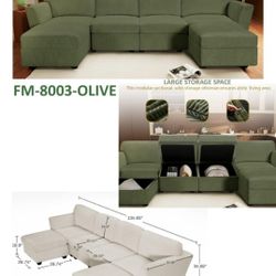 Sectional Sofa New 800.00 