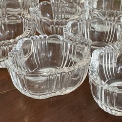 11 Vintage salt wells - salt dips