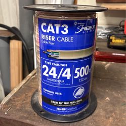 Cat 3 Rider Cable 24/4.  500 Ft