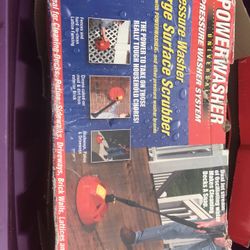Pressure Washer Deck Scrubber And Box Only $25