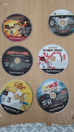 Ps2 games and Xbox
