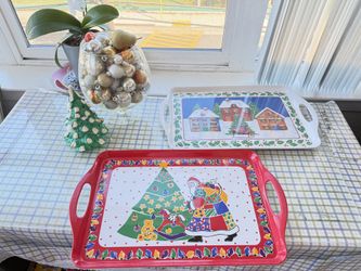 Christmas Serving Trays and Decor Set-‼️Moving sales