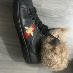 Gucci Ace Bee Trainer Wool Sneakers 