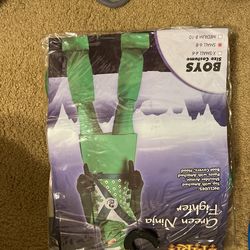Boys Small Green Ninja