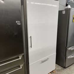 Kitchen Aid 36” Built In Refrigerator Used Panel Ready 