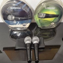4 Shure Mics + PROformance Cable  PG48 & PG57 Bundle