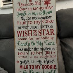 Christmas Decor Signs 