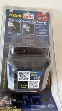 Hitch Safe HS7000 Key Vault/ Concealed Hitch Receiver Lock Box