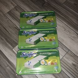 Swiffer wet Refills 12 ct Lot of 3