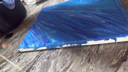 Blue painting