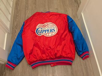 Vintage 90s Y2K LA Clippers NBA varsity jacket