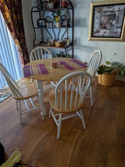 Table and 4 chairs