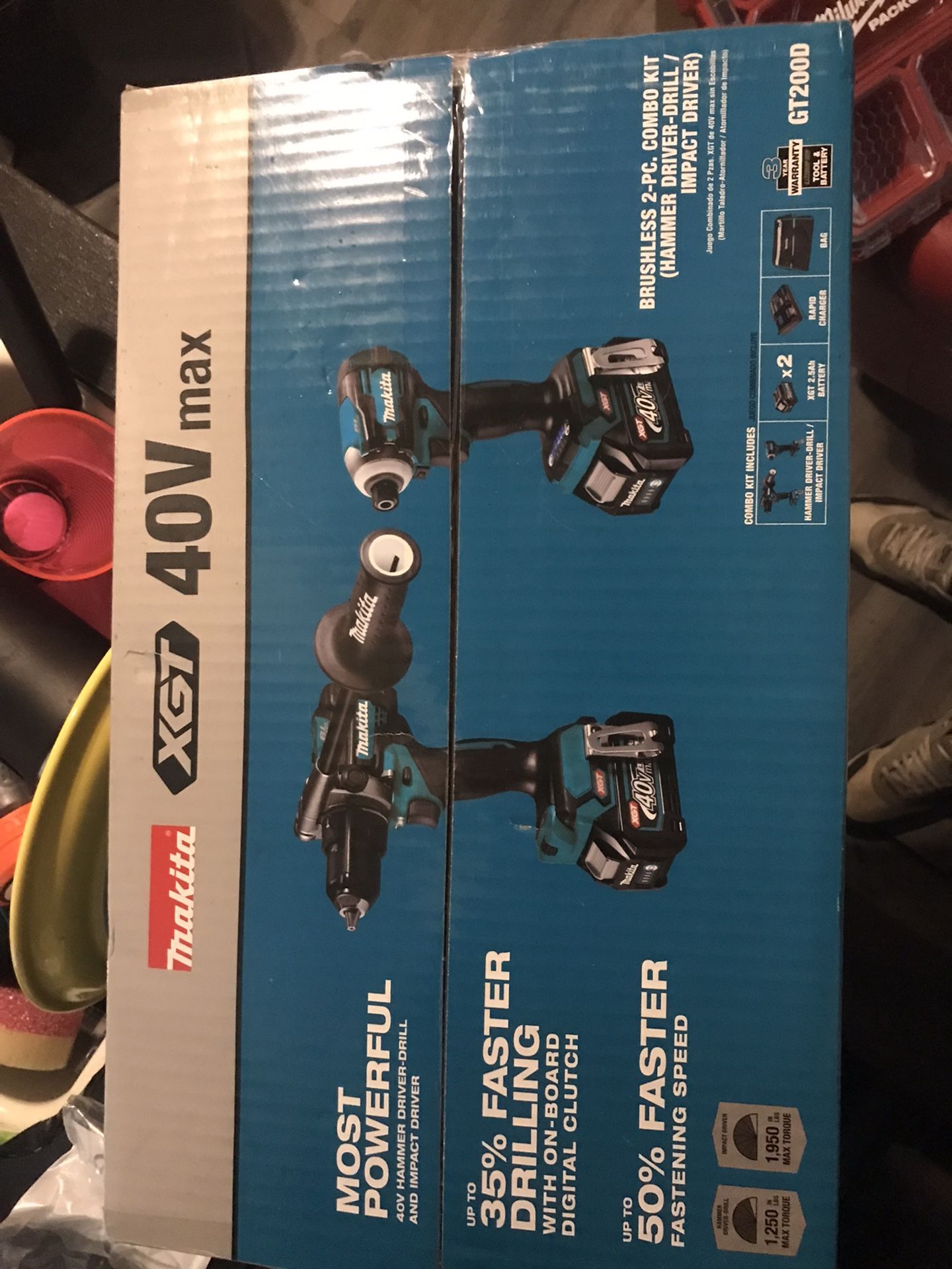 Makita 2 Pc Combo Hammer Driver Drill/ Impact Drill