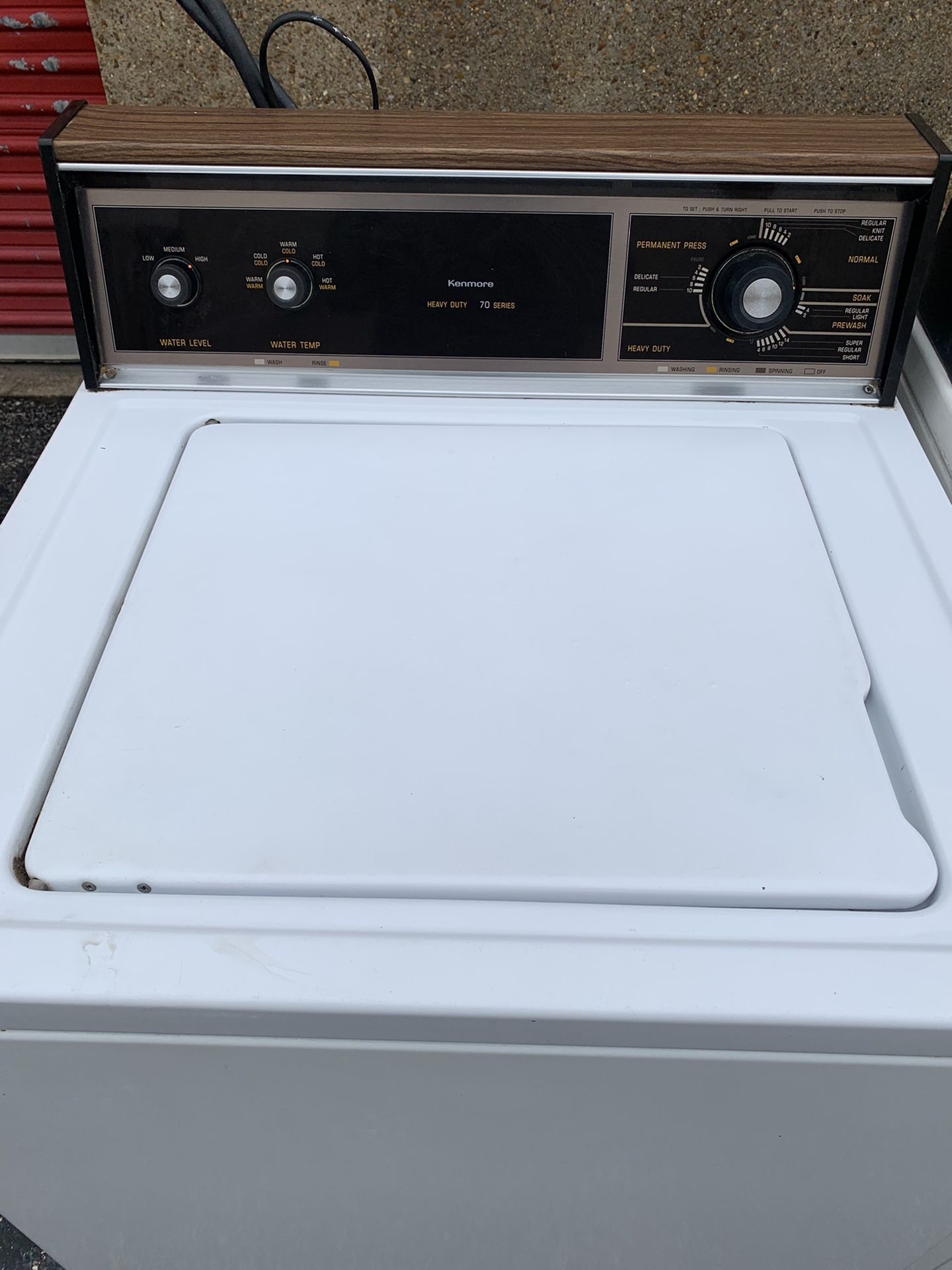 Kenmor washer and dryer