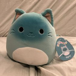 NWT Sigrid the siamese cat squishmallow 7.5 inch 