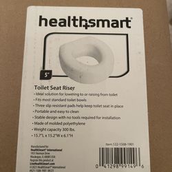Healthsmart Toilet Seat Riser - New In The Box