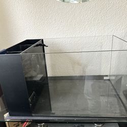 Fiji Cube 20 Gallon Peninsula Rimless AIO Glass Nano Tank