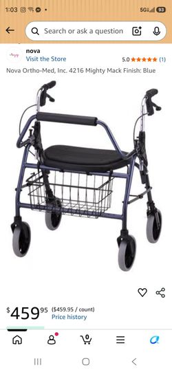 Nova Mighty Mack Rolling Walker