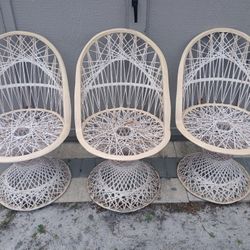 Vintage Spun Fiberglass Chairs 