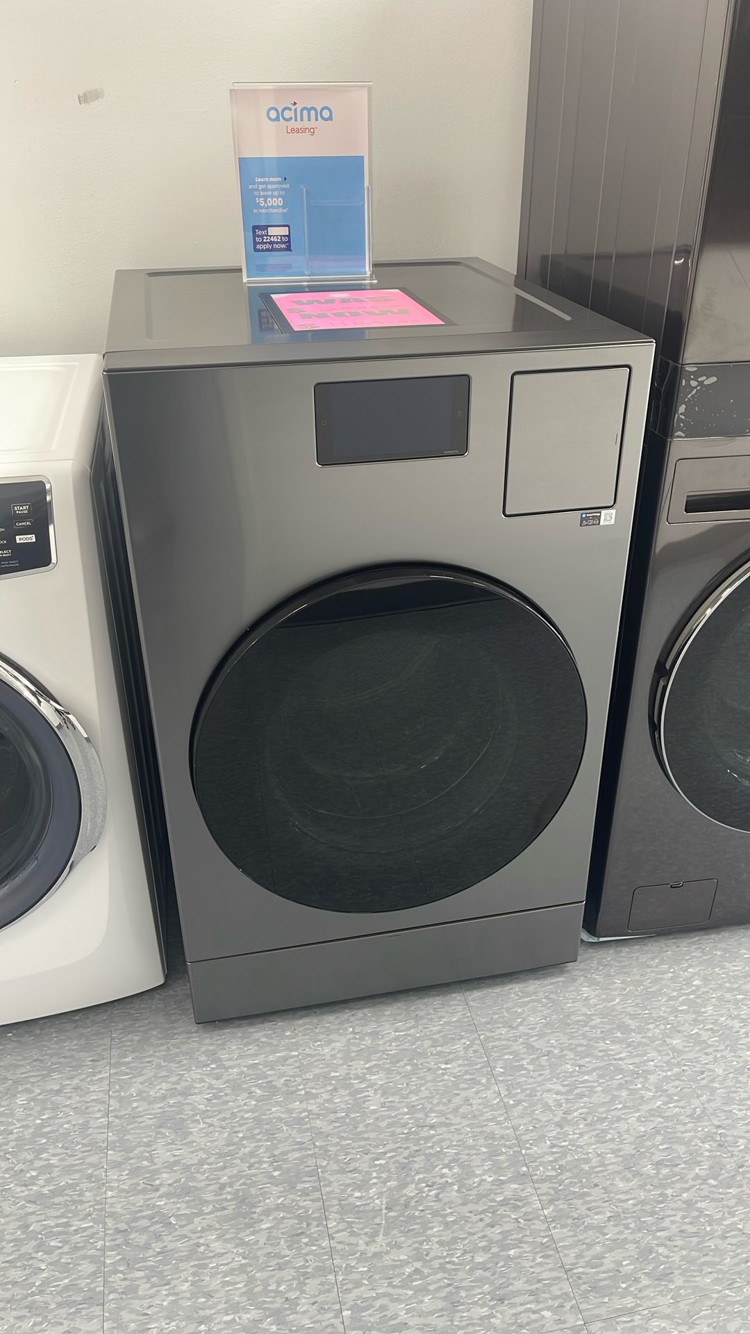 New Scratch And Dent Samsung All In One Washer Dryer Combo. 1 Year Manufacture Warranty