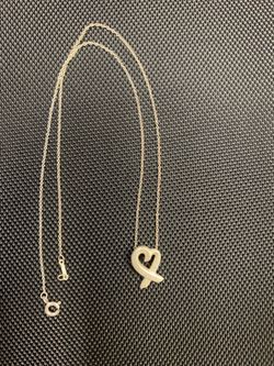 T (&) co silver necklace