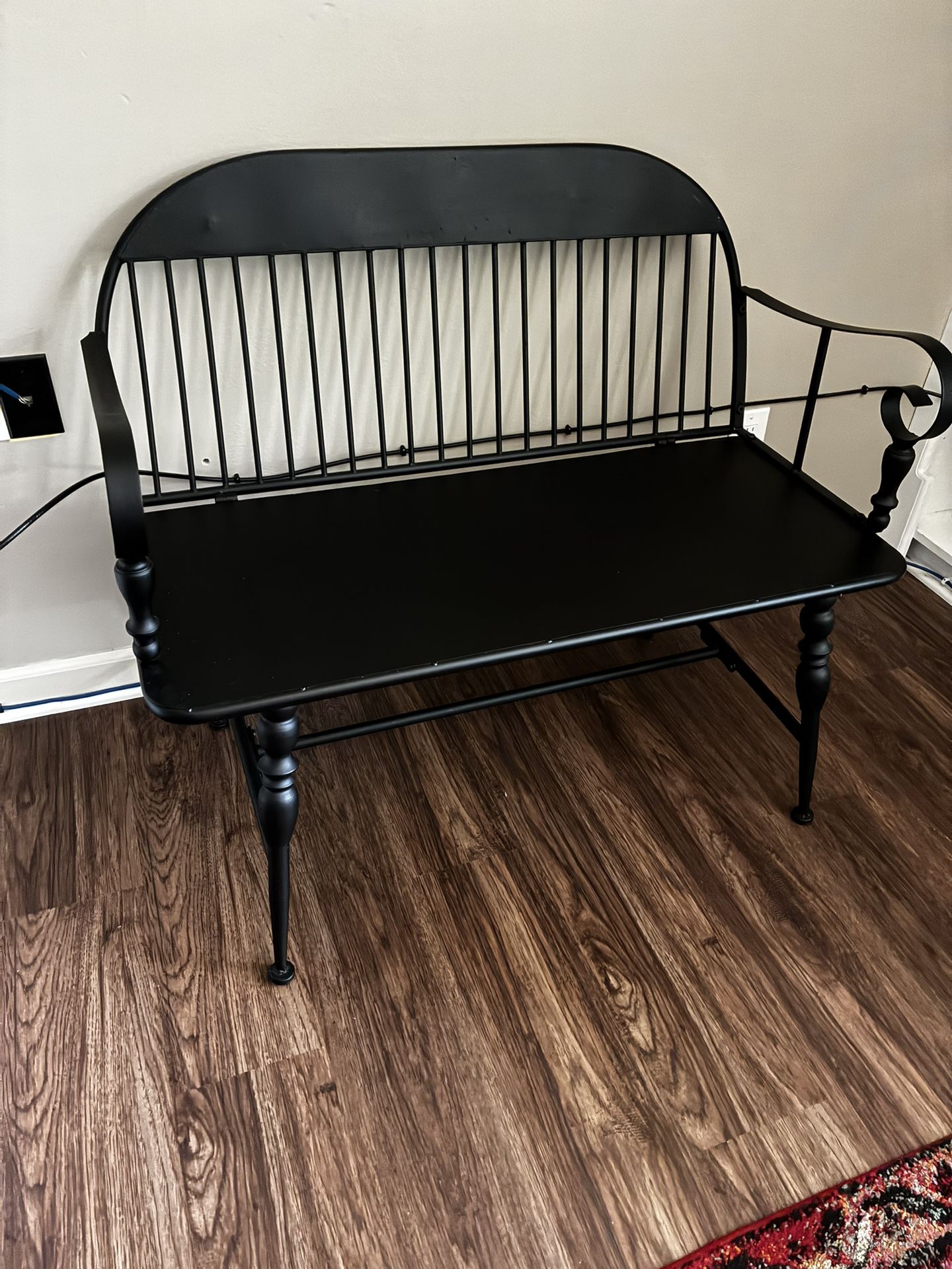 Farmhouse Metal Bench