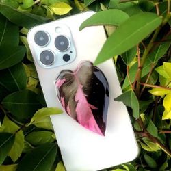 Pink Princess Philodendron Phone Grip Plant 