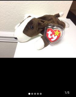 "Bruno" - dog -ty beanie baby