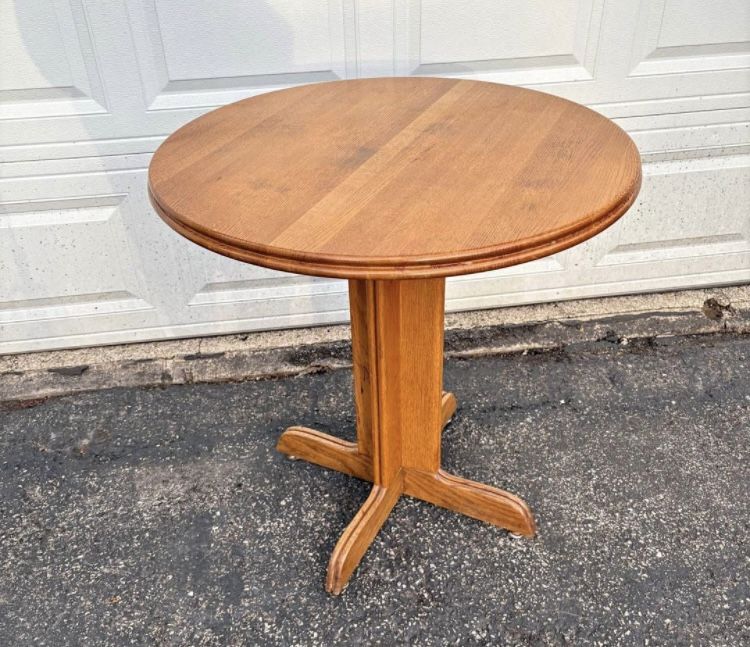 Solid wood Small round top Breakfast Table.