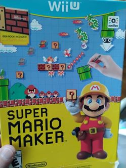 Super Mario maker game for the Wii u
