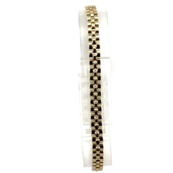 Men’s Woman’s 10k Yellow Gold 4.8mm Rolex Link 7.5” Inch Bracelet GP3110151