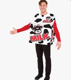 Milk Carton Costume One size.