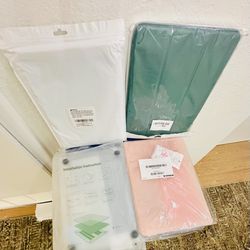 Bundle Deal: Lot of 4 New Protective Cases - (2) MacBook Air 13" & (2) iPad 10.2" Folios."