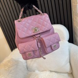 Chanel Backpack- Pink 