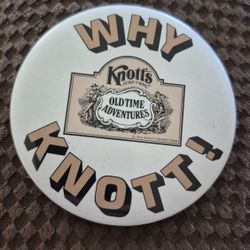 Button From Knotts Berry Farm 1975