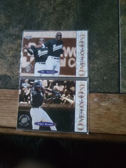 Michael Jordan '94 season and '95 first home run cards