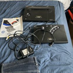 SNK Neo Geo Console With 1 Controller, Manual, And Memory Card
