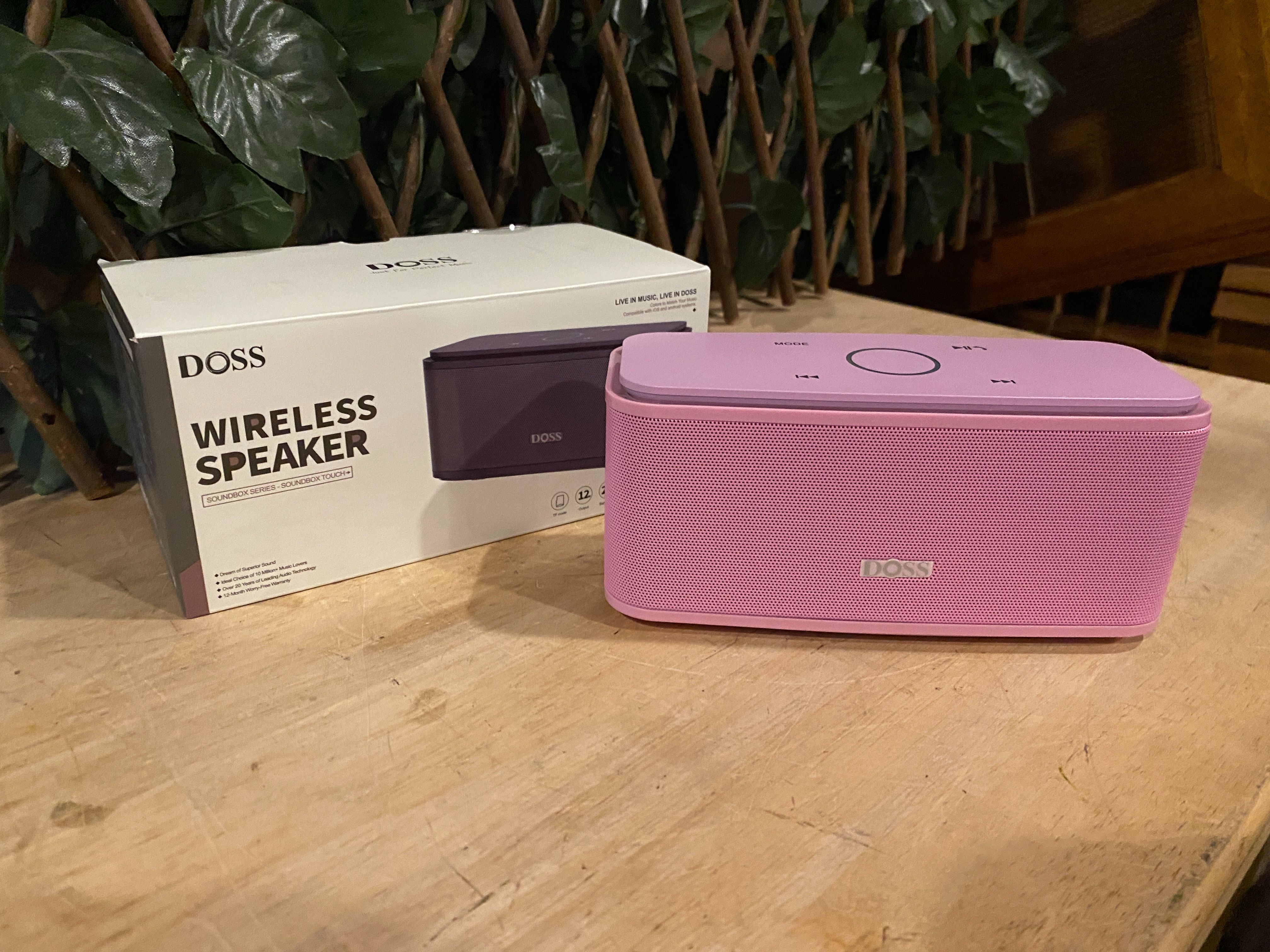 DOSS Pink Wireless Speaker