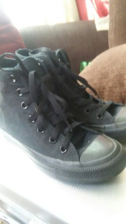 All black converse