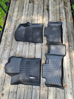 2011-2023 Jeep Grand Cherokee Set Of Weather Tech Floor Mats Black
