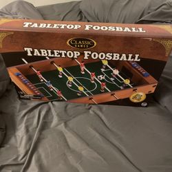 Brand New Table Top Foosball Table Fun For All Ages, Cash Only